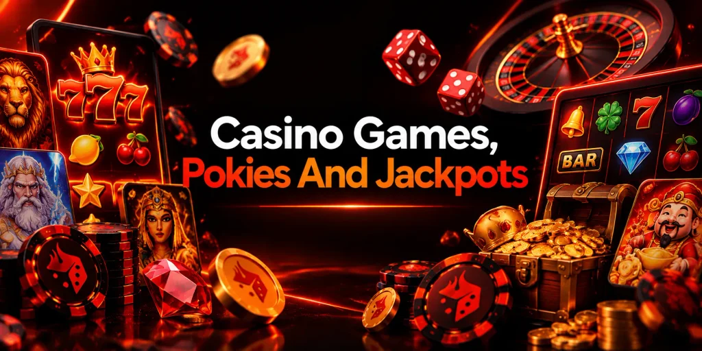 Casino Games, Pokies And Jackpots